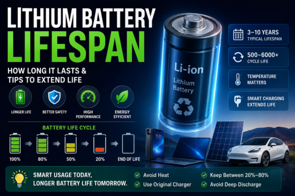 Lithium battery lifespan and tips